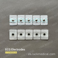 Prueba médica de electrodos de ECG de tórax